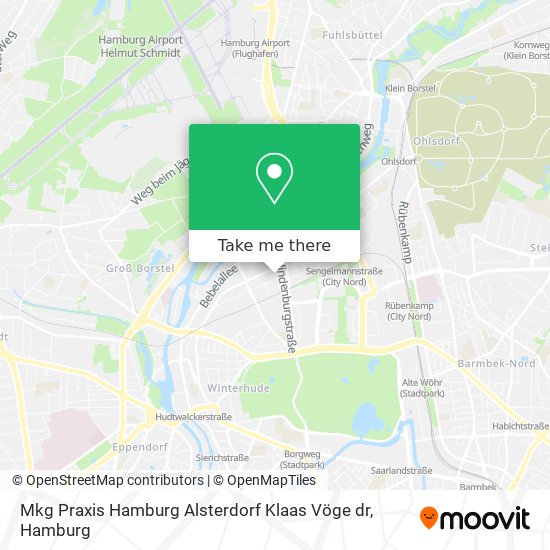 Mkg Praxis Hamburg Alsterdorf Klaas Vöge dr map