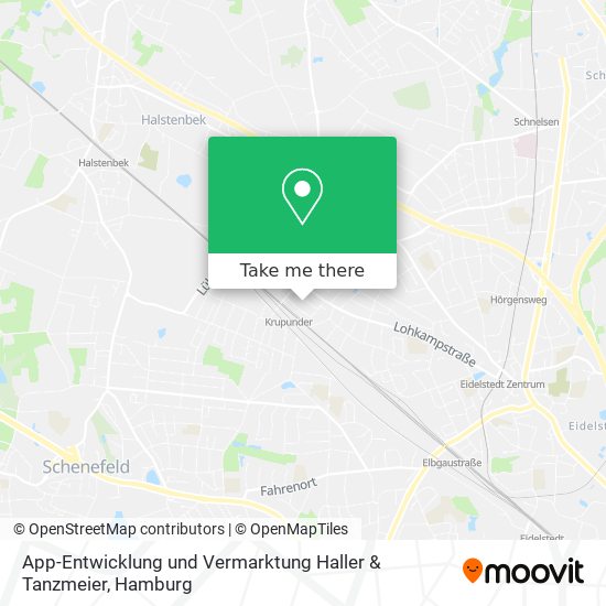 App-Entwicklung und Vermarktung Haller & Tanzmeier map