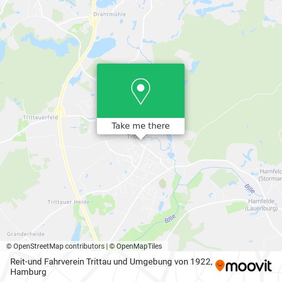 Reit-und Fahrverein Trittau und Umgebung von 1922 map