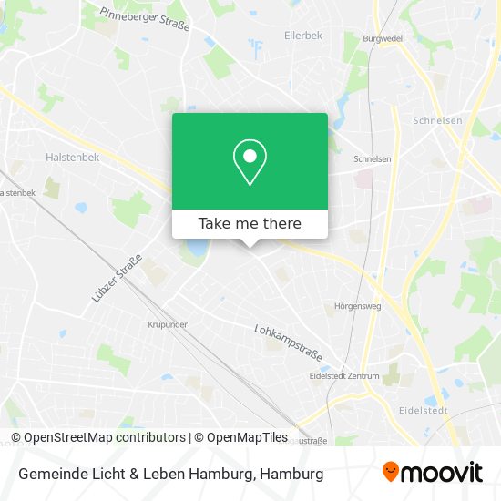 Gemeinde Licht & Leben Hamburg map