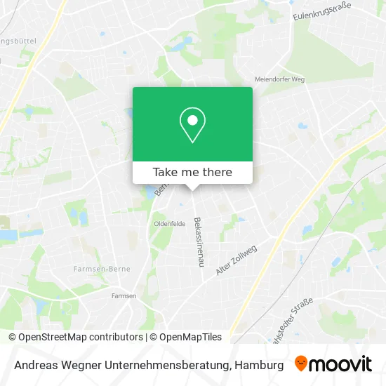 Карта Andreas Wegner Unternehmensberatung