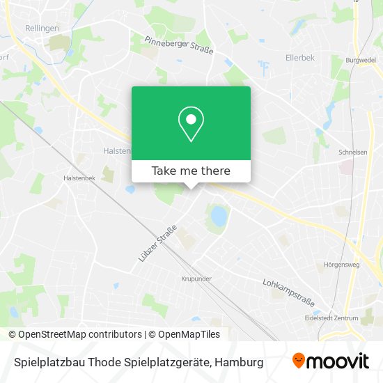 Карта Spielplatzbau Thode Spielplatzgeräte