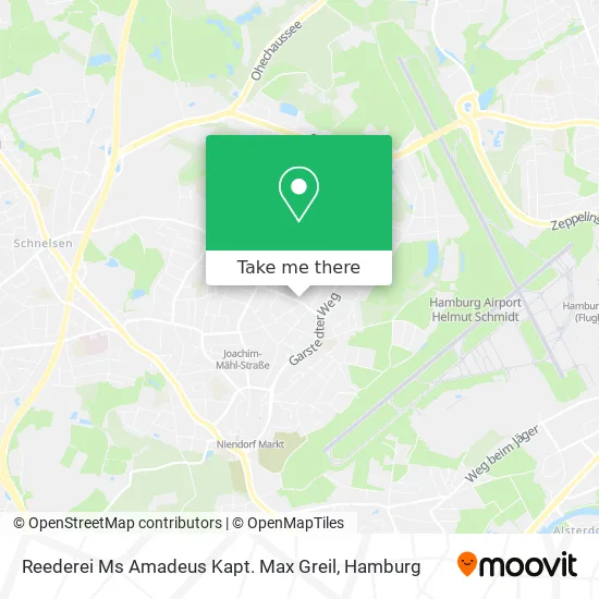 Карта Reederei Ms Amadeus Kapt. Max Greil