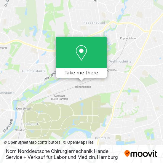 Ncm Norddeutsche Chirurgiemechanik Handel Service + Verkauf für Labor und Medizin map