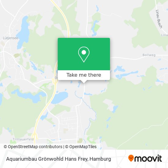 Aquariumbau Grönwohld Hans Frey map