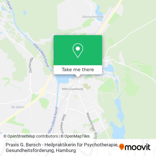 Карта Praxis G. Bersch - Heilpraktikerin für Psychotherapie, Gesundheitsförderung