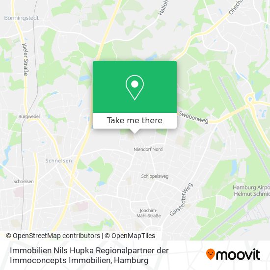 Immobilien Nils Hupka Regionalpartner der Immoconcepts Immobilien map