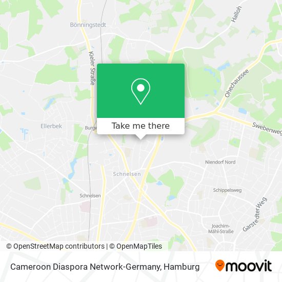 Cameroon Diaspora Network-Germany map