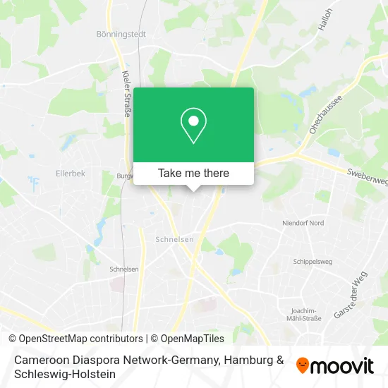 Карта Cameroon Diaspora Network-Germany