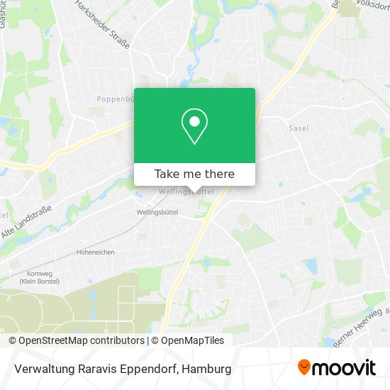 Verwaltung Raravis Eppendorf map