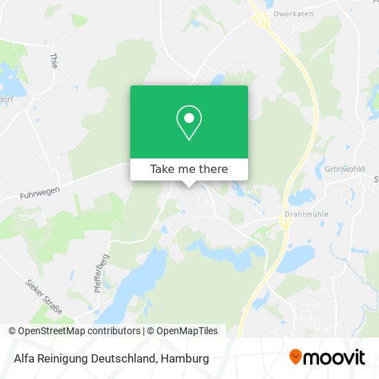 Alfa Reinigung Deutschland map