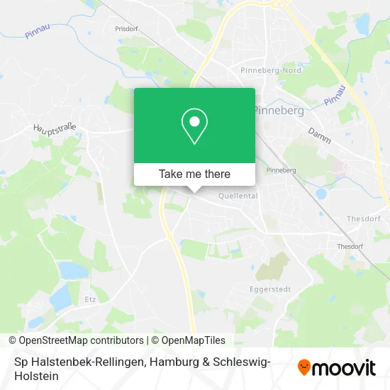Карта Sp Halstenbek-Rellingen