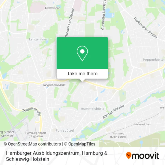 Hamburger Ausbildungszentrum map