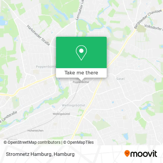 Карта Stromnetz Hamburg