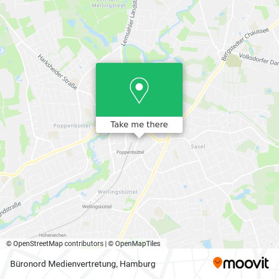 Büronord Medienvertretung map