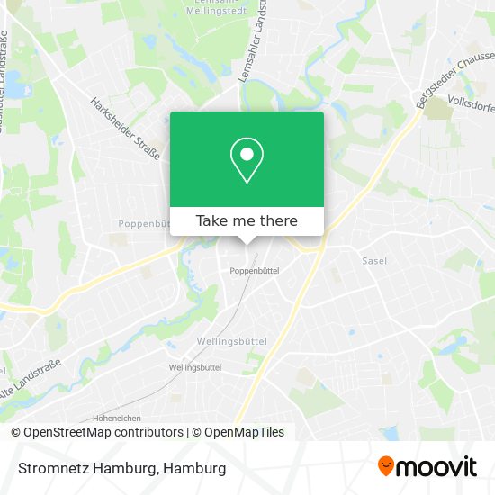 Stromnetz Hamburg map