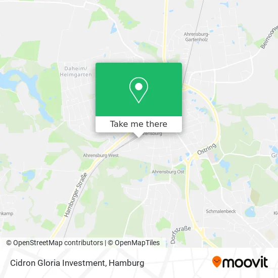 Карта Cidron Gloria Investment