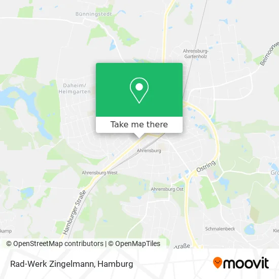 Карта Rad-Werk Zingelmann