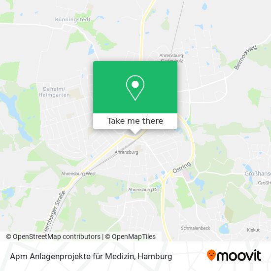 Apm Anlagenprojekte für Medizin map