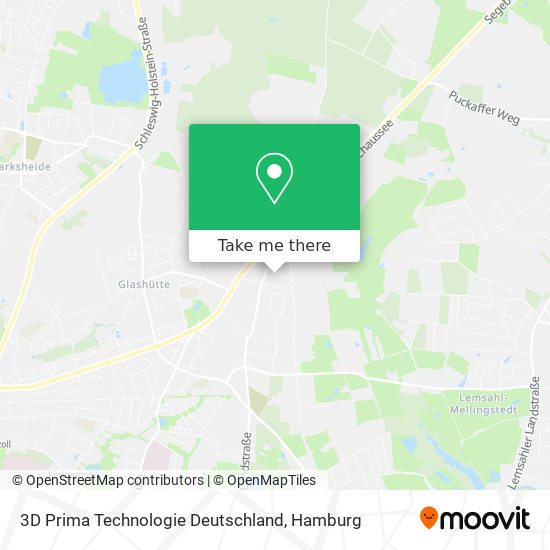 3D Prima Technologie Deutschland map
