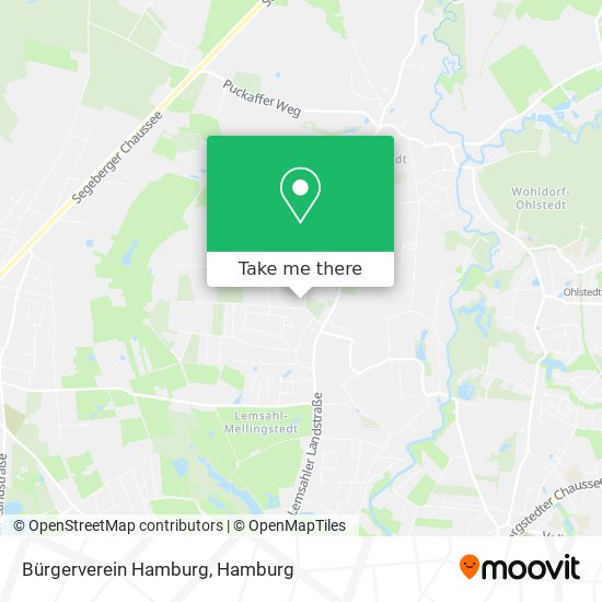 Bürgerverein Hamburg map