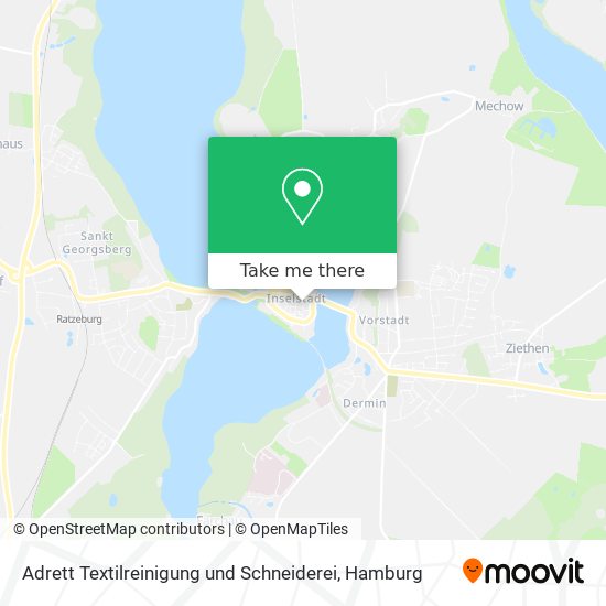 Adrett Textilreinigung und Schneiderei map