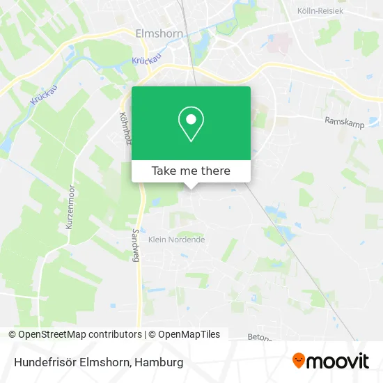 Карта Hundefrisör Elmshorn