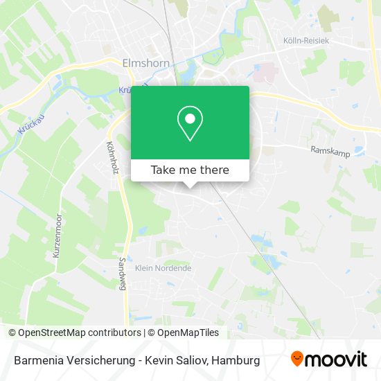 Barmenia Versicherung - Kevin Saliov map