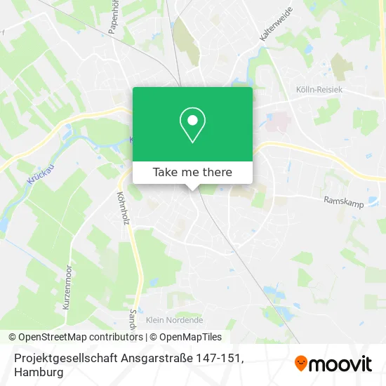 Карта Projektgesellschaft Ansgarstraße 147-151