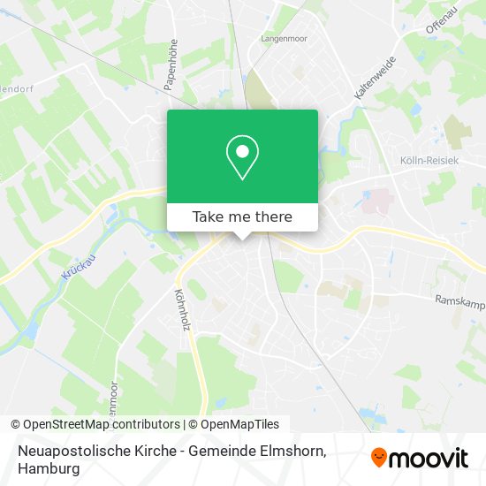 Neuapostolische Kirche - Gemeinde Elmshorn map