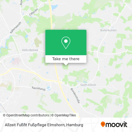 Карта Allzeit Fußfit Fußpflege Elmshorn