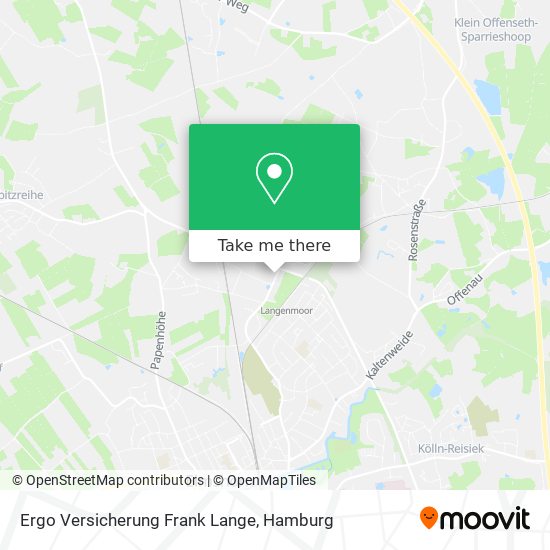 Ergo Versicherung Frank Lange map