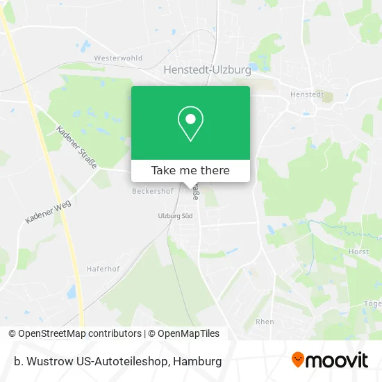 Карта b. Wustrow US-Autoteileshop