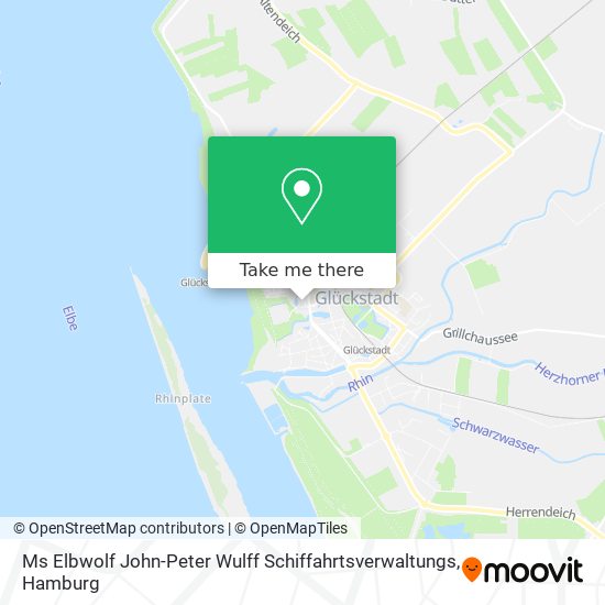 Карта Ms Elbwolf John-Peter Wulff Schiffahrtsverwaltungs