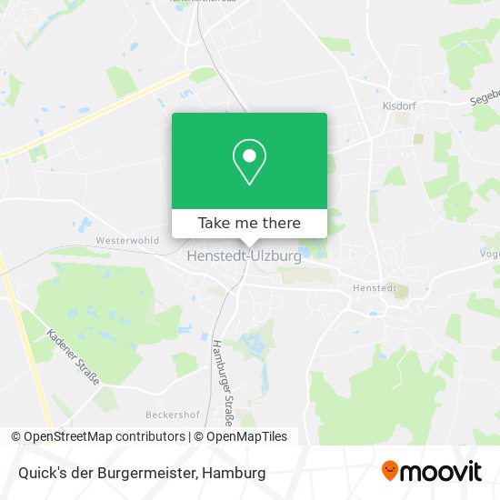 Карта Quick's der Burgermeister