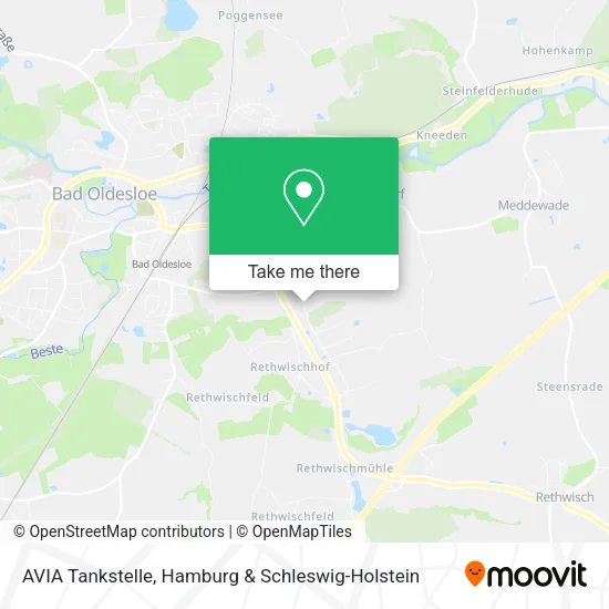 Карта AVIA Tankstelle