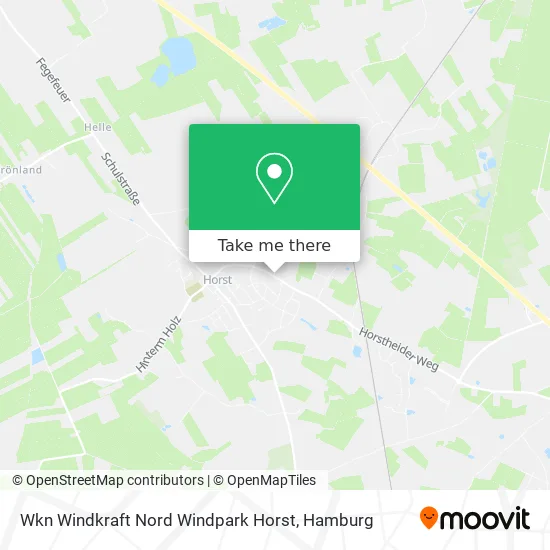 Карта Wkn Windkraft Nord Windpark Horst