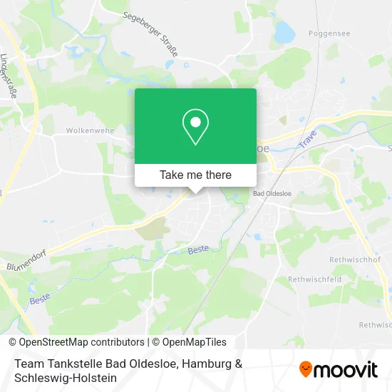 Карта Team Tankstelle Bad Oldesloe