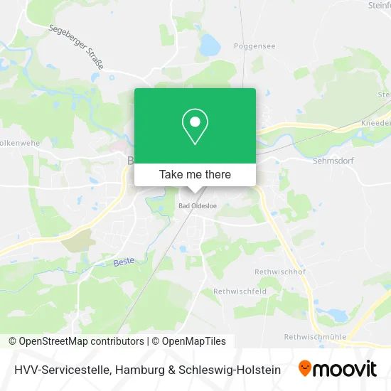 Карта HVV-Servicestelle