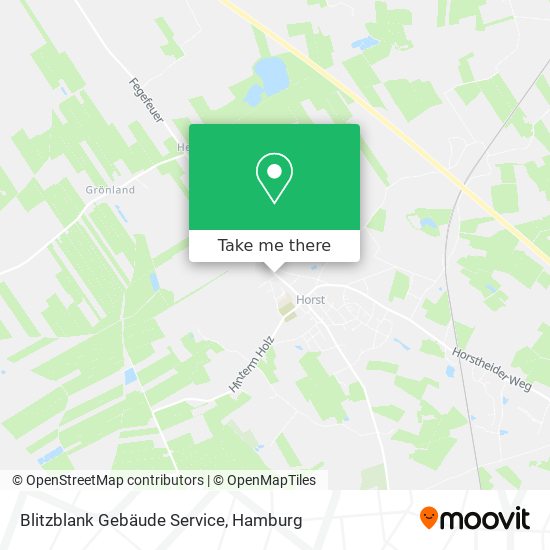 Карта Blitzblank Gebäude Service