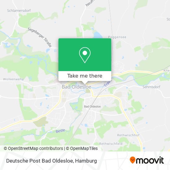 Deutsche Post Bad Oldesloe map