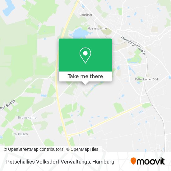 Petschallies Volksdorf Verwaltungs map