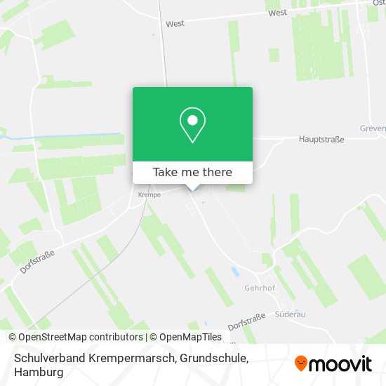 Карта Schulverband Krempermarsch, Grundschule