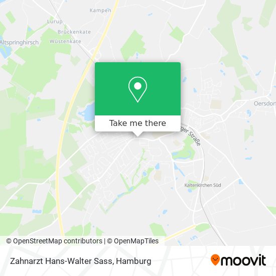 Zahnarzt Hans-Walter Sass map