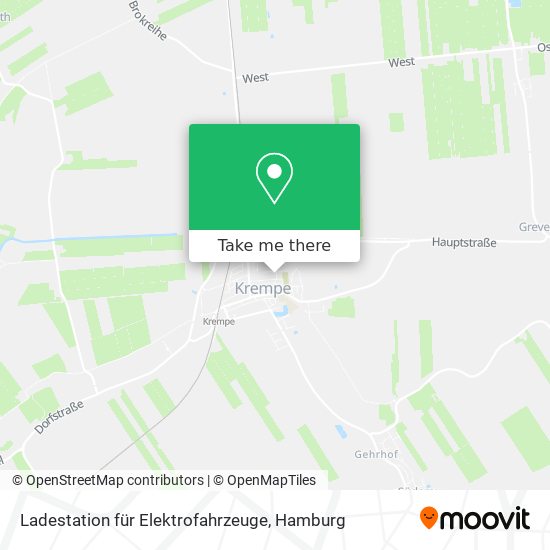 Ladestation für Elektrofahrzeuge map