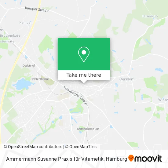 Карта Ammermann Susanne Praxis für Vitametik