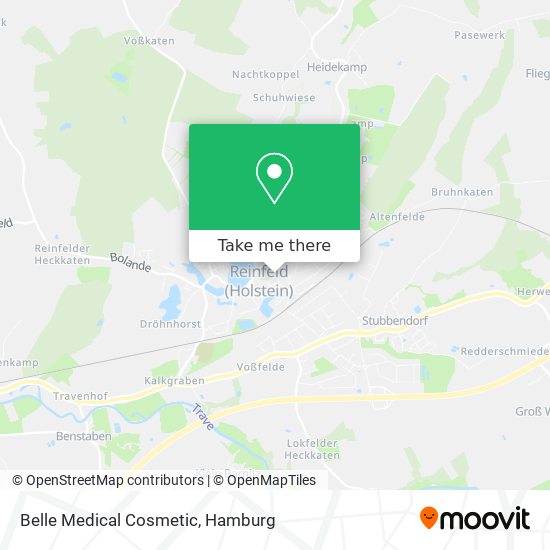 Belle Medical Cosmetic map