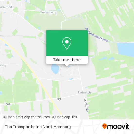 Карта Tbn Transportbeton Nord