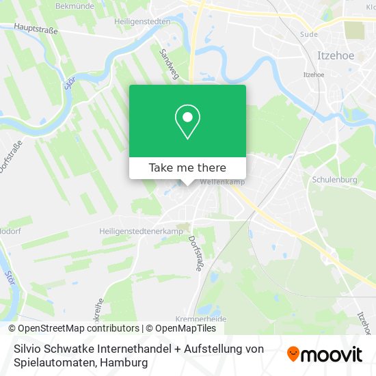 Silvio Schwatke Internethandel + Aufstellung von Spielautomaten map