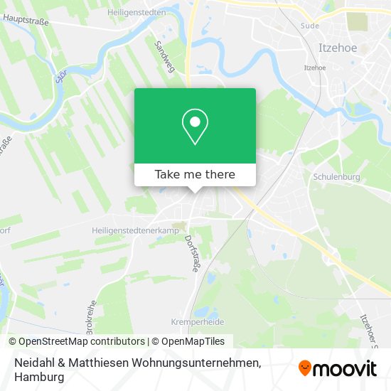 Карта Neidahl & Matthiesen Wohnungsunternehmen